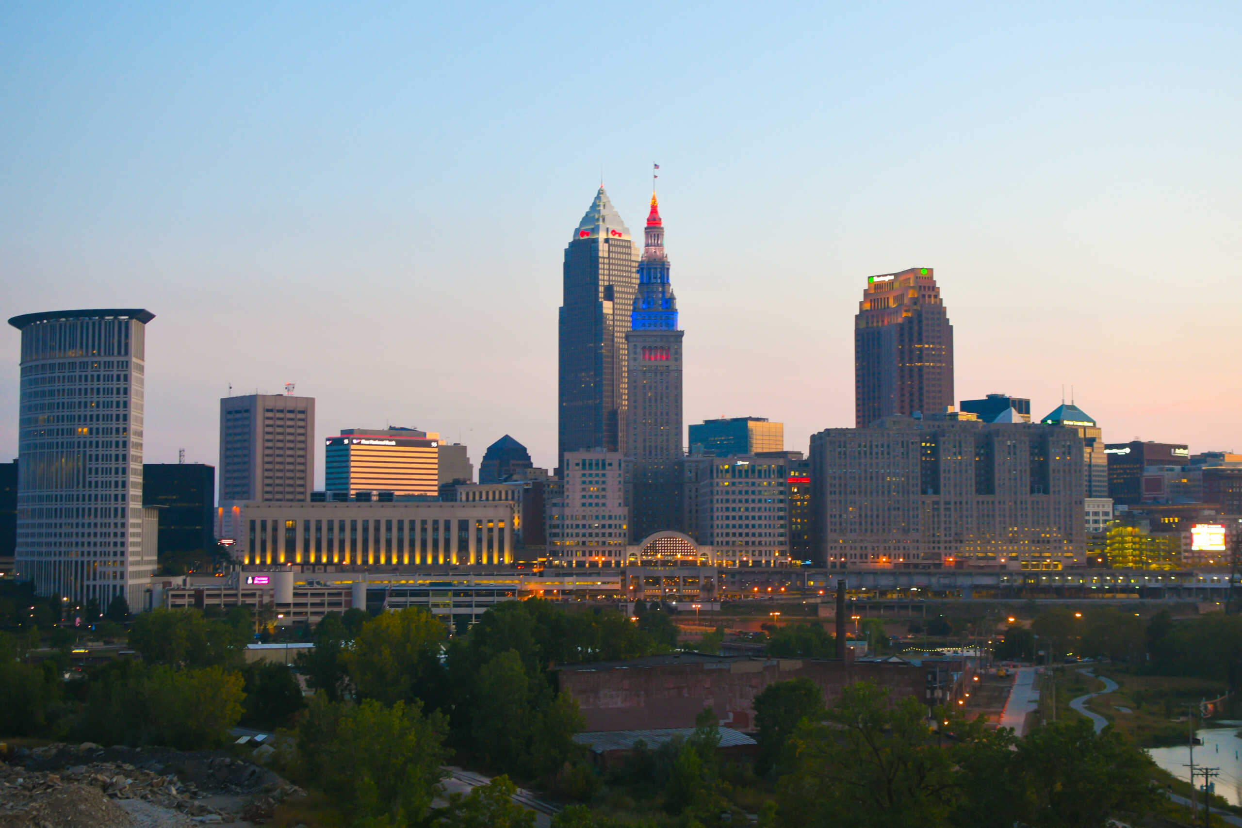 Cleveland skyline