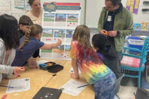 students at Lakewood's Harrison Elementary School providing input into the Madison Park Master Plan