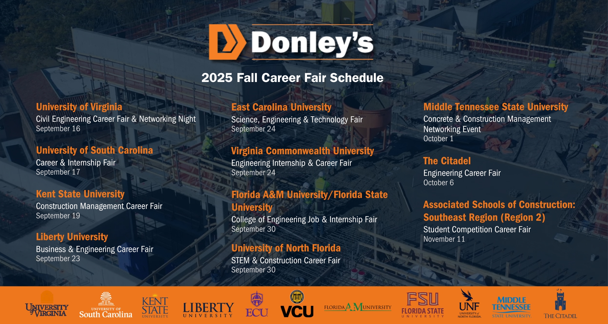 Career Fair 2025 Fall - Announcement Schedule Career Fair 2025 Fall - Announcement Schedule