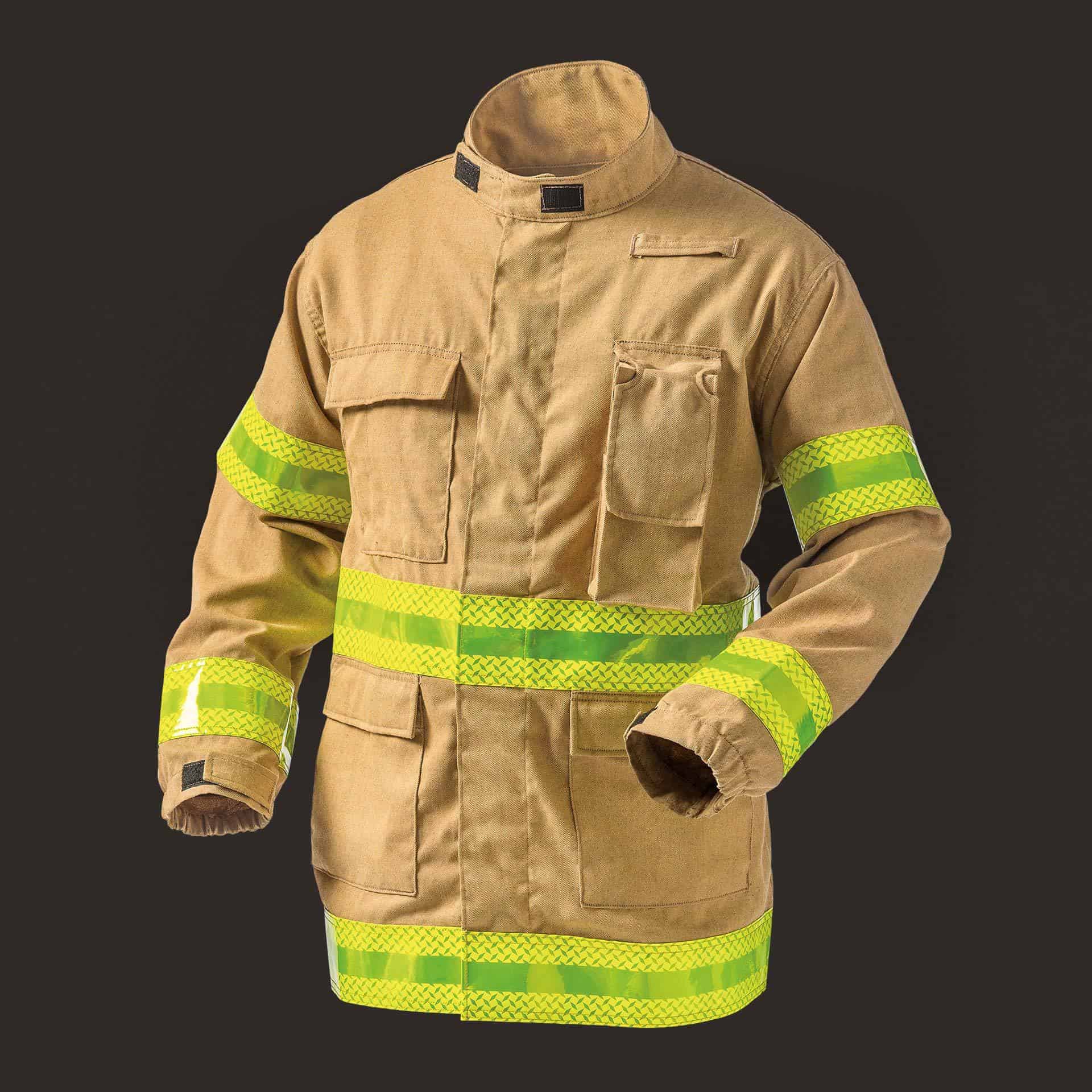 1 Rescue80 Jacket Front Tan | Fire-Dex