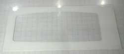 GE Microwave Outer Door Glass (White) WB36X10334 WB56X10723 AP3994653 PS1481646