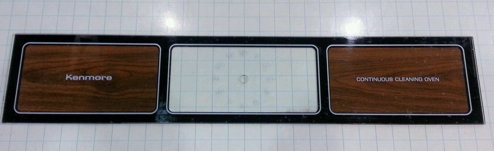 Vintage Kenmore Gas Range Stove Backguard Glass 323438 AP2608045 PS765481