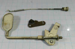 VTG Antique IRONRITE Model 75 IRONER Mangle PARTS - CONTROL ROD LINKAGE (LEFT)