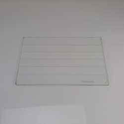 Vintage TAPPAN DELUXE Model TV-662 Stove Parts | OVEN DOOR GLASS (Outer)