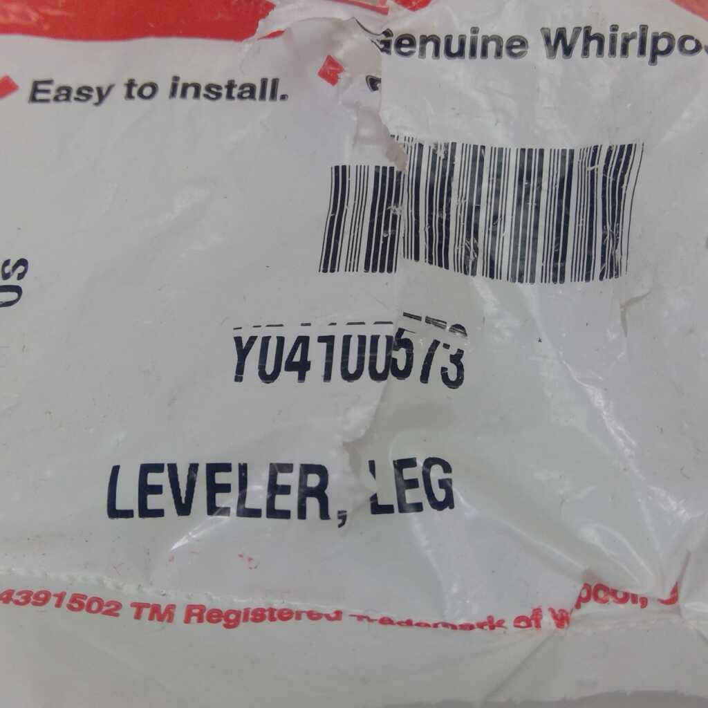 JENNAIR Stove Oven LEVELING LEG W11225132 Y04100573 AP6329462 PS12349528 Lorain Furniture