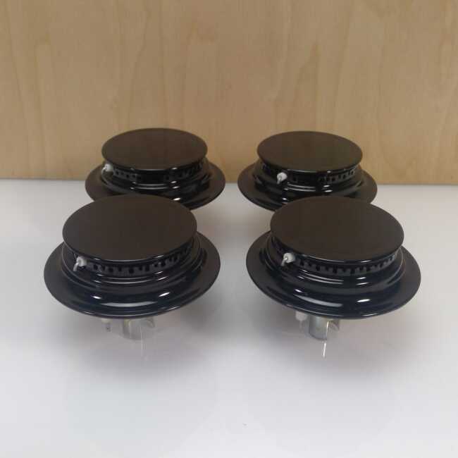 New (4Pack) MAYTAG Stove Burner (BLACK) WP3412D02509 1542888 Lorain