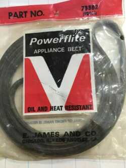 RARE Vintage FRANKLIN Gas Electric Dryer Drum Belt 73382 920J4