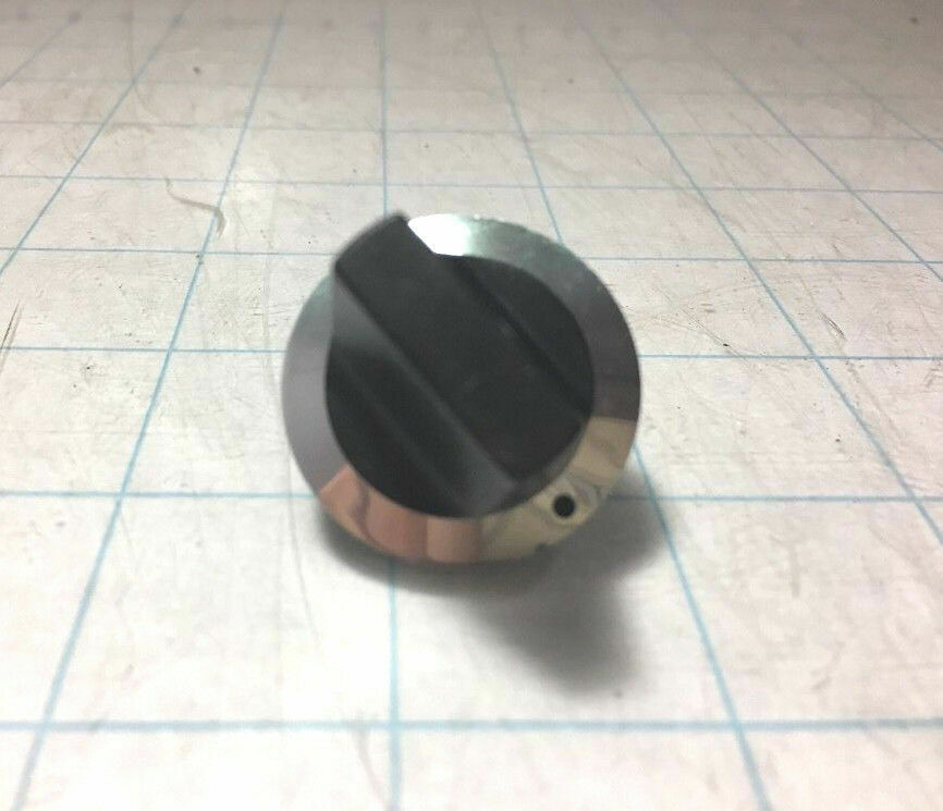 Vintage APPLIANCE KNOB Stove Dryer Washer AC Selector Switch BLACK SILVER CHROME