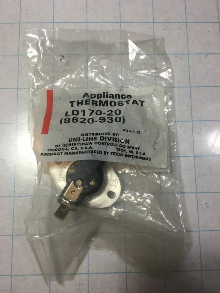 NEW Gemline SPDT Appliance Thermostat LD170-20 8620-930 K35-132 97056