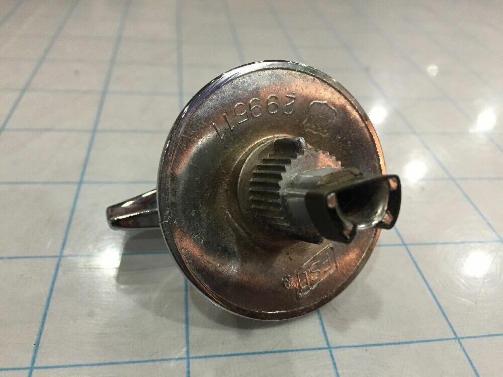 Vintage WHIRLPOOL Kenmore Washer Dryer Stove Appliance CHROME Knob 299511 2