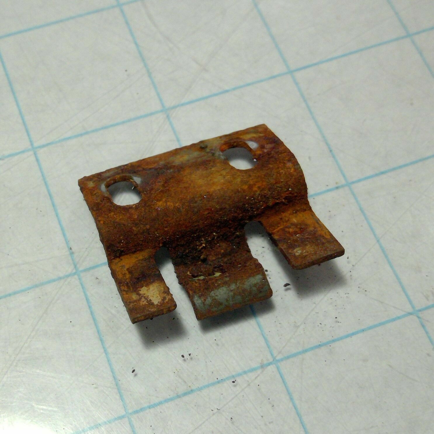 Vintage Antique PHILCO Model E704 Refrigerator Front Panel Upper Clip