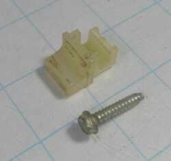 Vintage GE General Electric Stove IJ408W1N3 Bottom Storage Drawer Glide