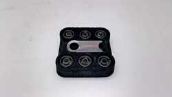 MONSOON G1/4" 1/2" ID, 5/8" OD Free Center Hardline Fittings (BLACK) FCH-1258-6-MB