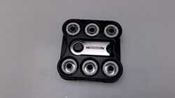 MONSOON G1/4" 1/2" ID, 5/8" OD Free Center Hardline Fittings (WHITE) FCH-1258-6-WH