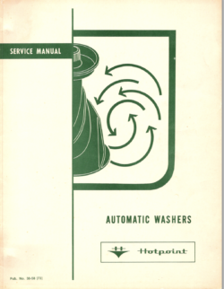 Hotpoint Automatic Washers Service Manual PDF Download