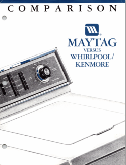 Maytag Washer Comparison Guide PDF Download