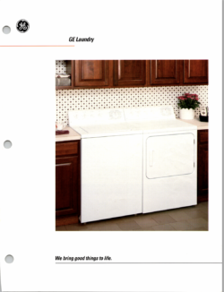 General Electric Laundry Catalog PDF Download