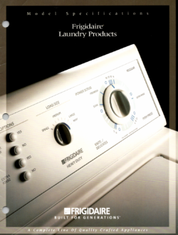 Frigidaire Laundry Products Catalog PDF Download