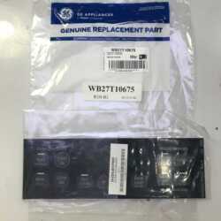 NEW GENUINE OEM GE Range Control Board GRAPHICS OVERLAY WB27T10675 1167089