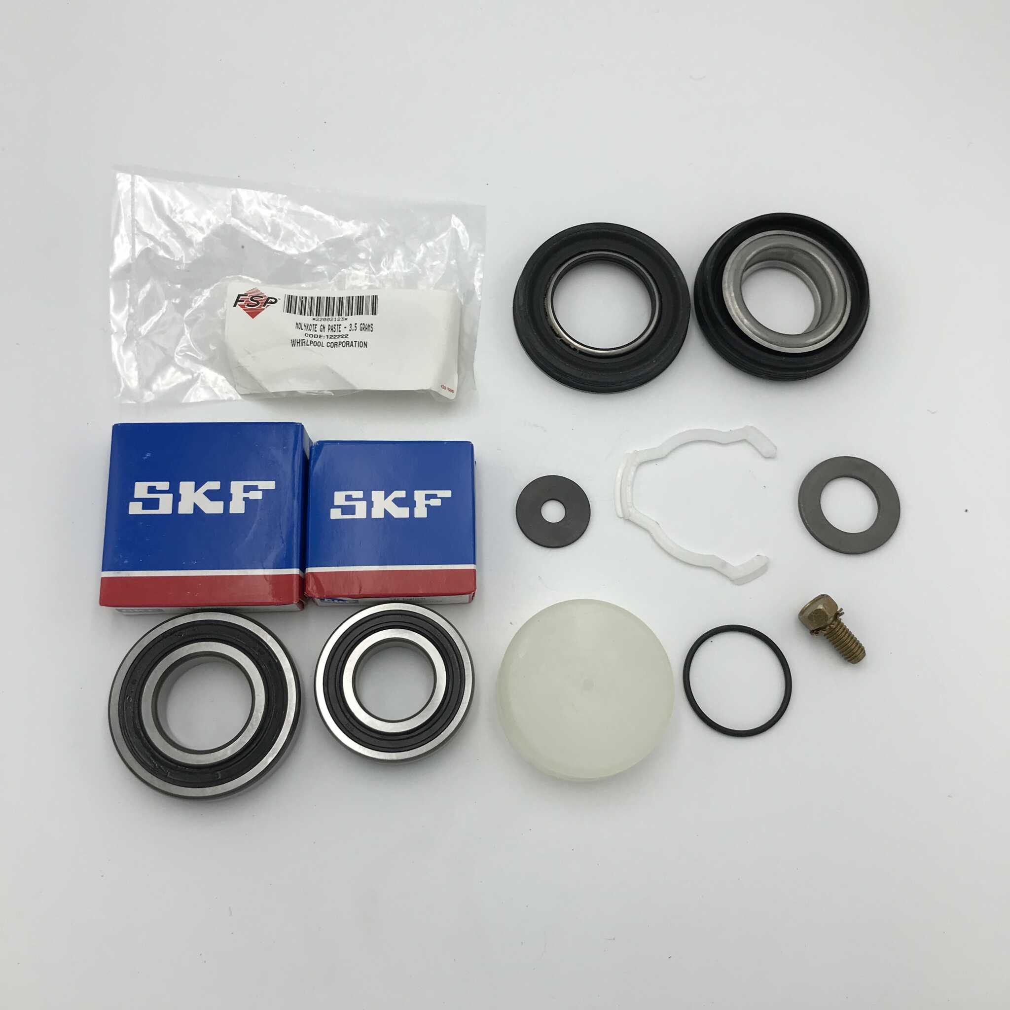 New GENUINE OEM Maytag NEPTUNE Washing Machine Seal Kit & GENUINE SKF