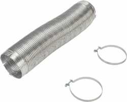 NEW WHIRLPOOL FSP 5FT. Dryer Aluminum Flexible Duct w/ Clamps 4396727RP