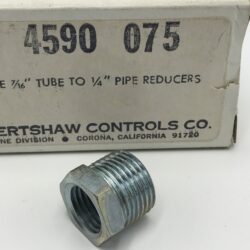 GENUINE Robertshaw 7/16" to 1/4" THREADED Gas Pipe ADAPTOR Reducer Coupling