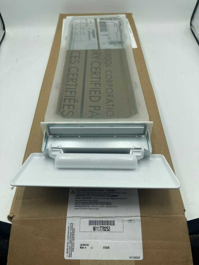 Genuine Whirlpool Dryer Lint Screen W11778253, AP8058607 - Image 2