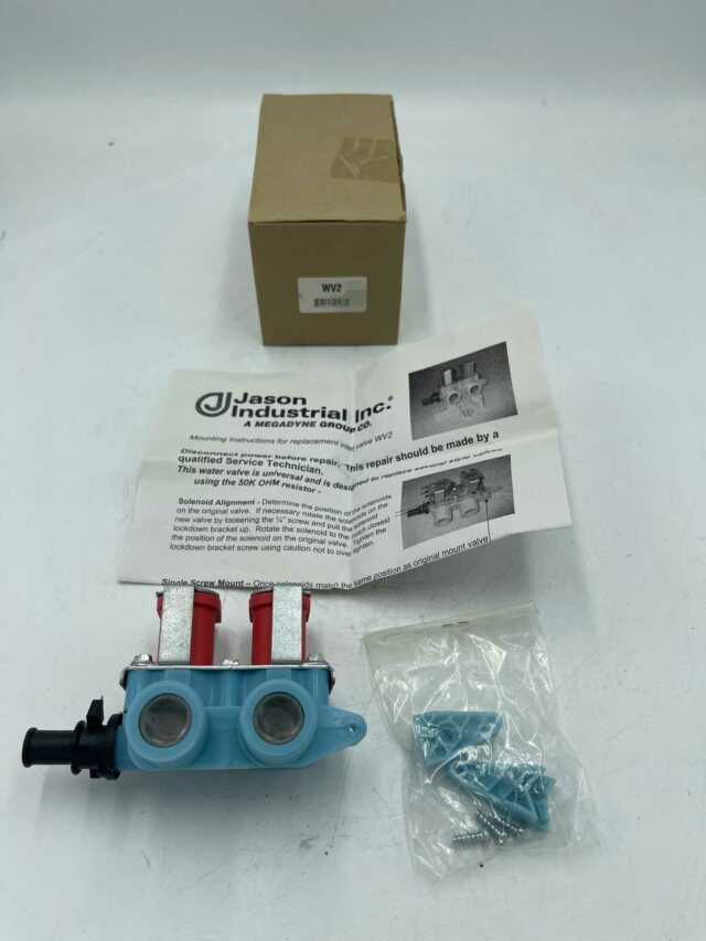 NOS Jason Industries Washer Water Inlet Valve WV2, (for Electrolux) 134890600 22002708 3979346 - Image 2
