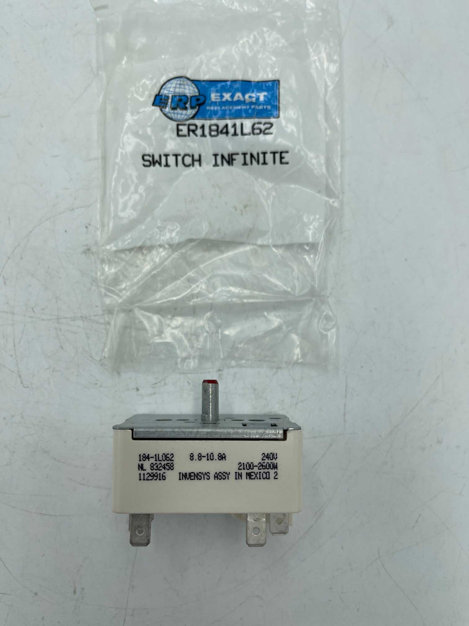 NOS ERP Electric Range Infinite Switch ER1841L62 for Brown, AP4701105
