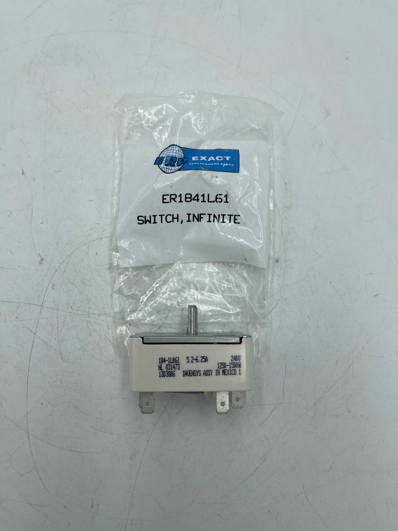 NOS ERP Electric Range Infinite Switch ER1841L61 for Brown, AP5647089