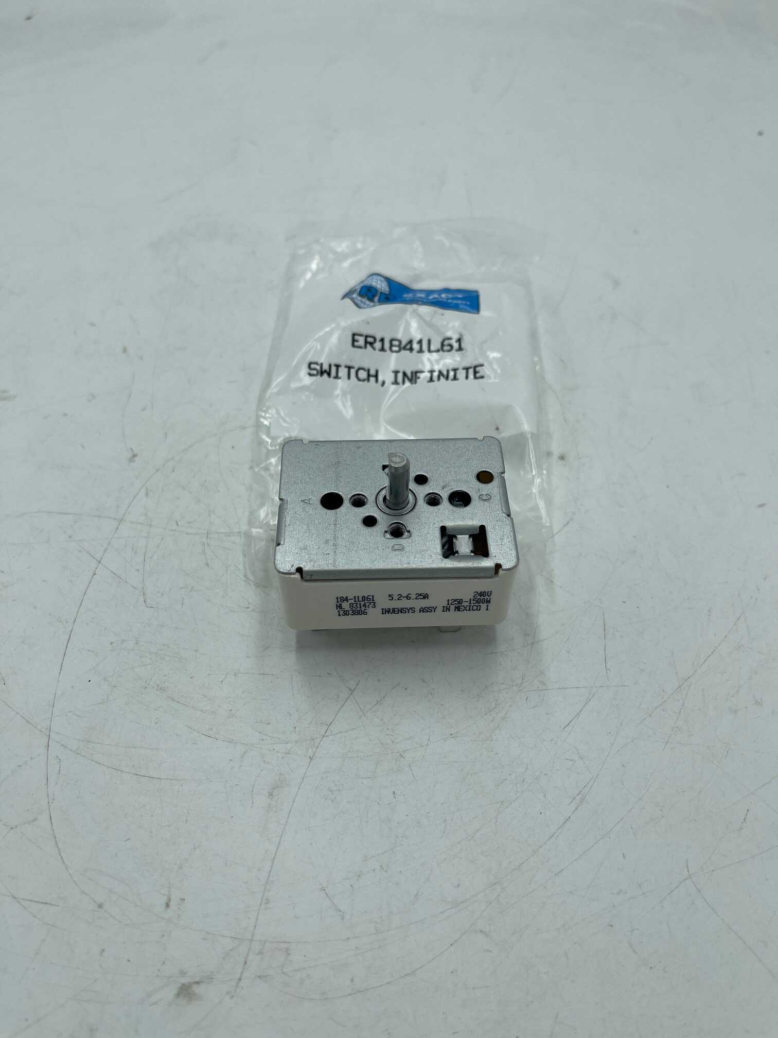 NOS ERP Electric Range Infinite Switch ER1841L61 for Brown, AP5647089 - Image 2