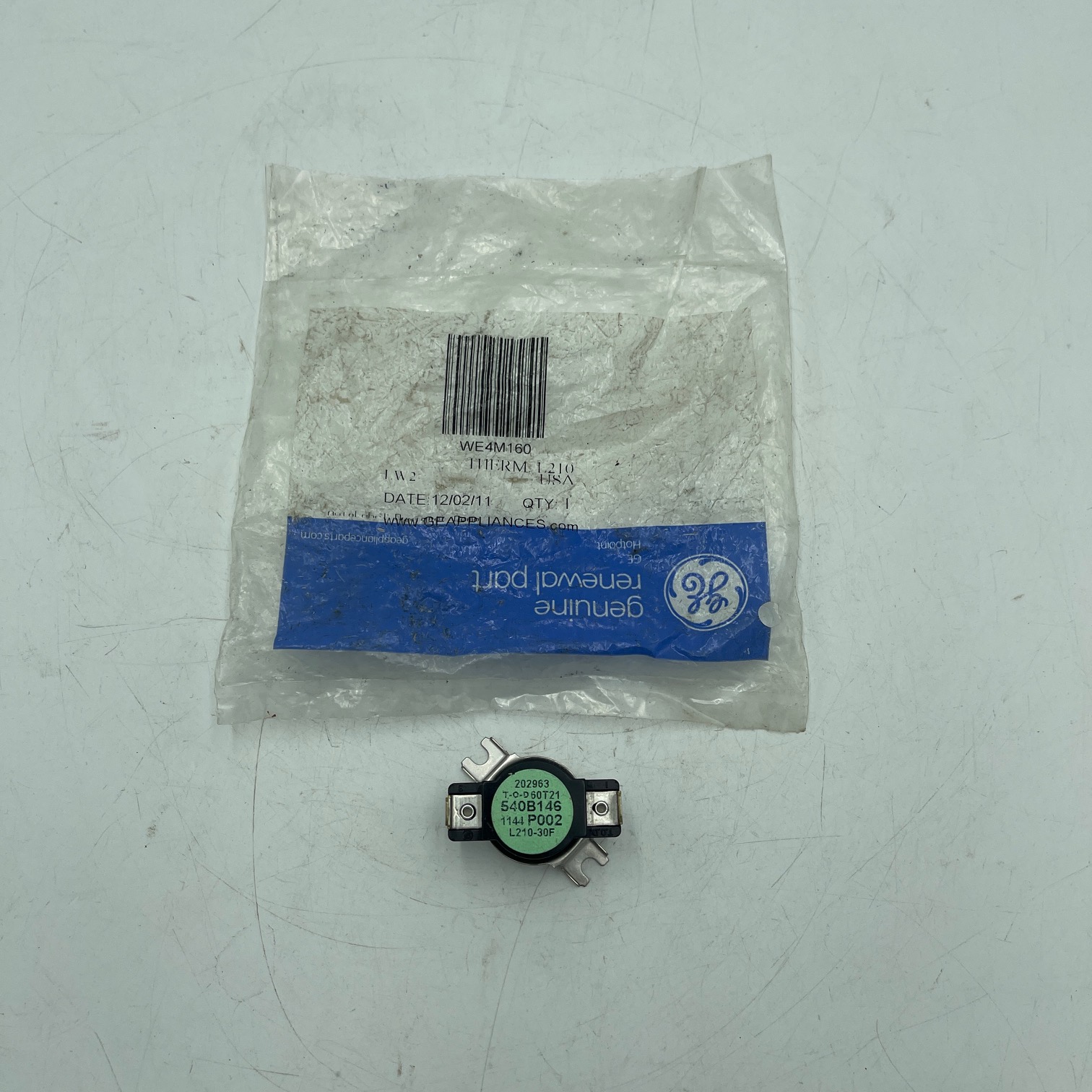 NEW GE General Electric DRYER Thermostat WE4M160 276449 AP2042573 PS267911