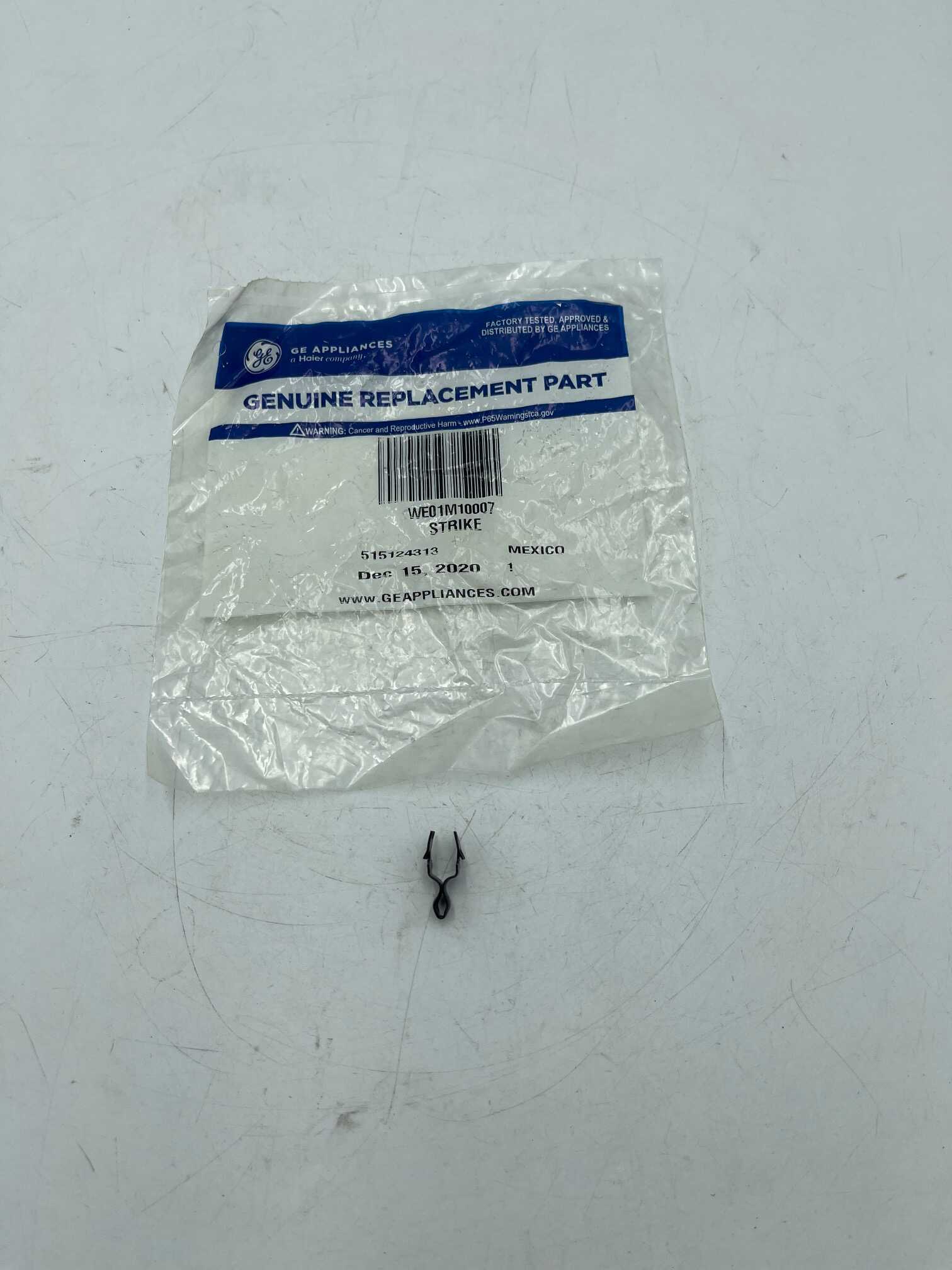 New GE Dryer Door Strike WE01M10007 AP5793288 3029125 PS8756628