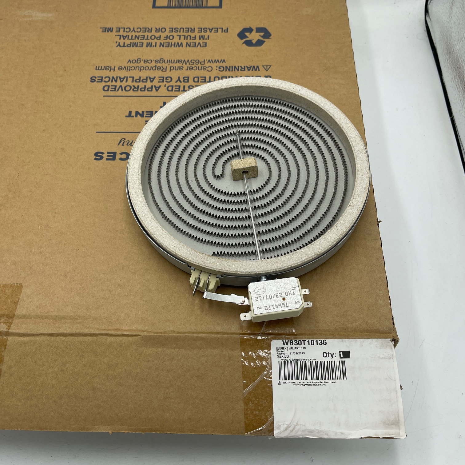 New Genuine GE Cooktop ELEMENT HALIANT 8inch WB30T10136 AP4363599