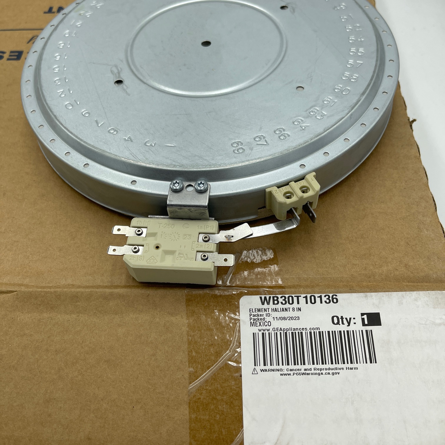 New Genuine GE Cooktop ELEMENT HALIANT 8inch WB30T10136 AP4363599 - Image 2