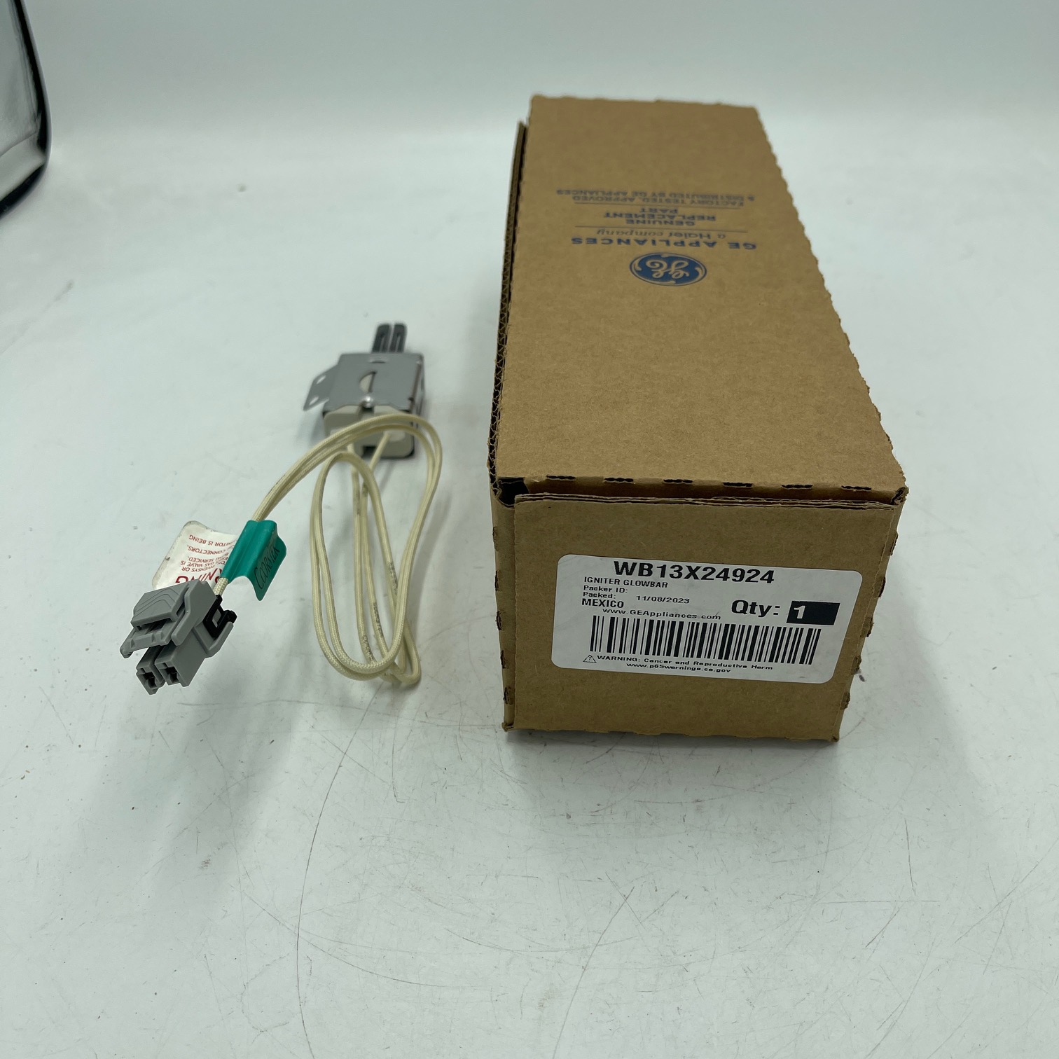 New Genuine GE Oven Igniter Glowbar WB13X24924 AP6040430 - Image 2