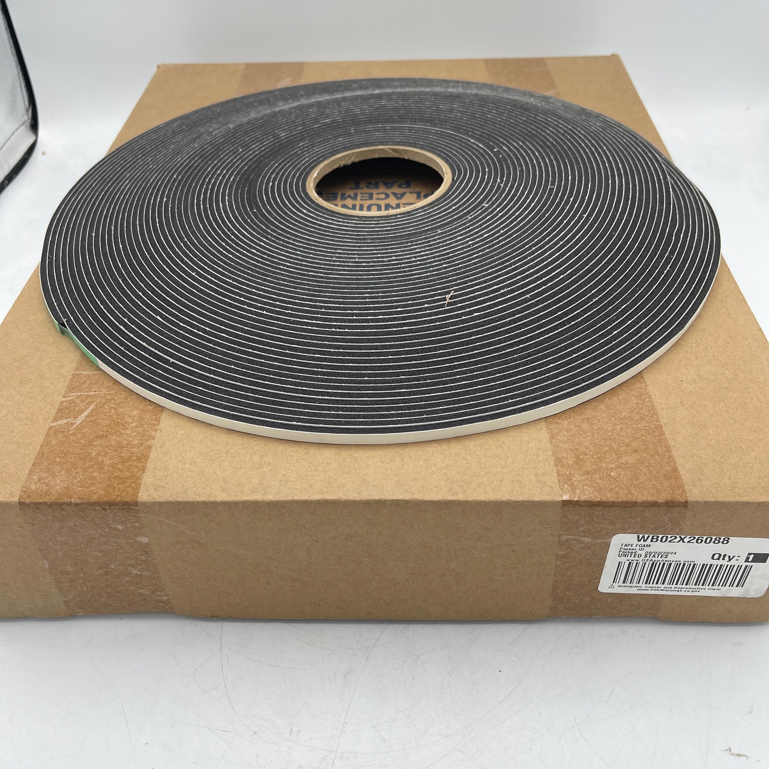 New Genuine GE Oven Foam Tape WB02X26088 WB2X9902 WB06K5042 WB57K5124 WB57M7