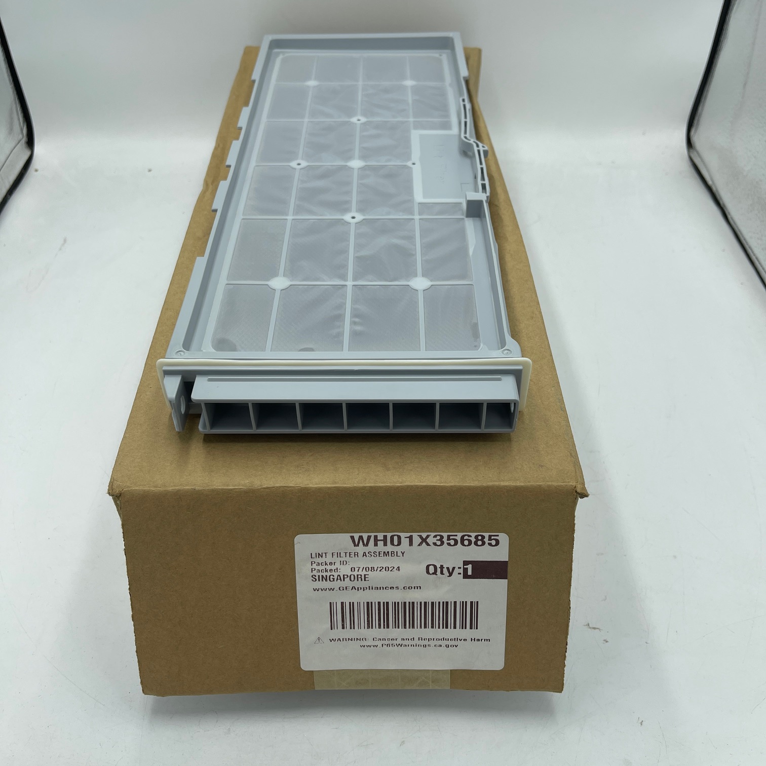 Genuine GE Washer Lint Filter Assembly WH01X35685, AP7213674 - Image 2