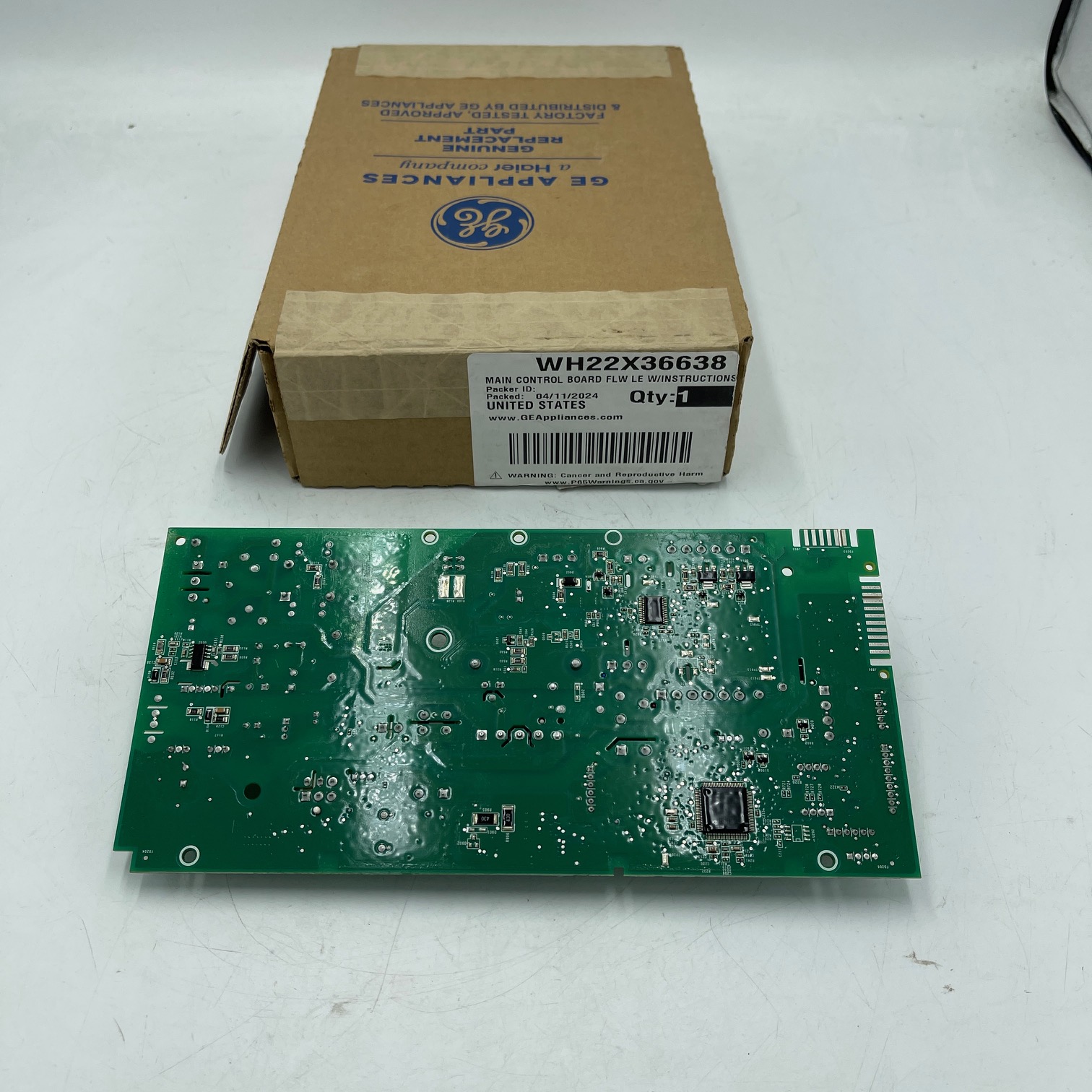 Genuine GE Washer Main Control Board WH22X36638, WH22X38697, AP8054699 - Image 2