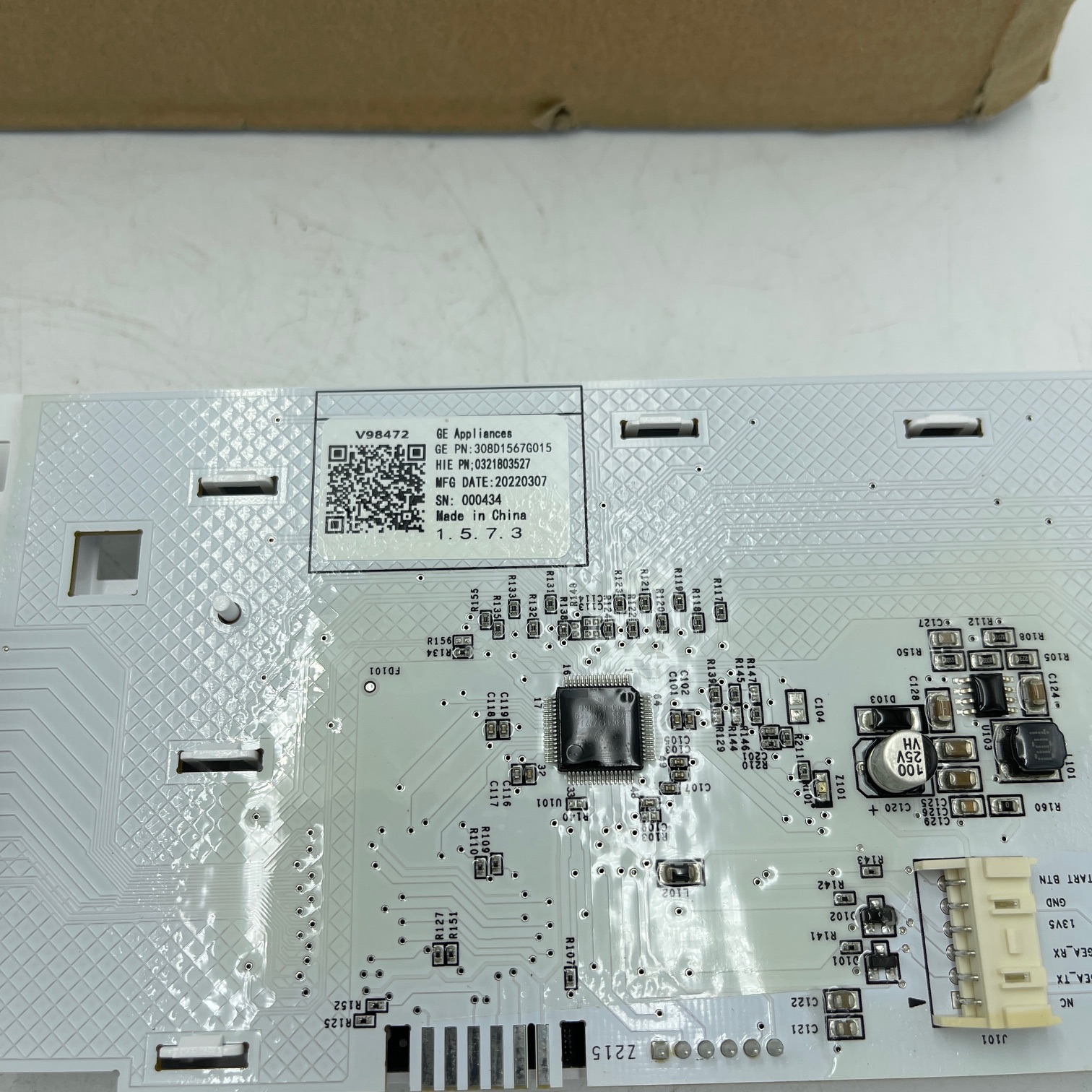 Genuine GE Washer Control Board 308D1567G015, WH22X32060 WH22X34917 - Image 3