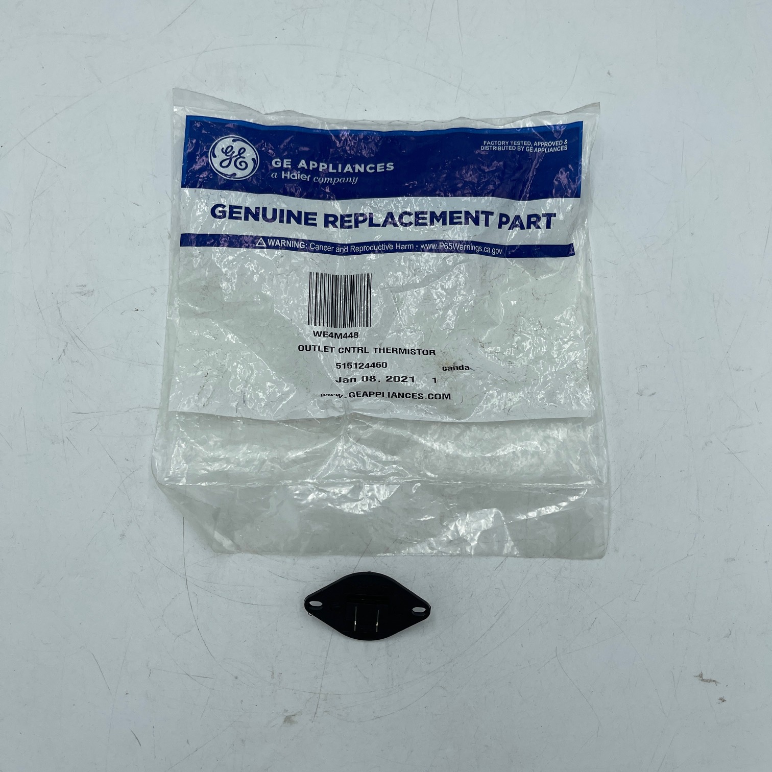 Genuine GE Dryer Outlet Control Thermistor WE4M448, AP4412544, PS2354018 - Image 2