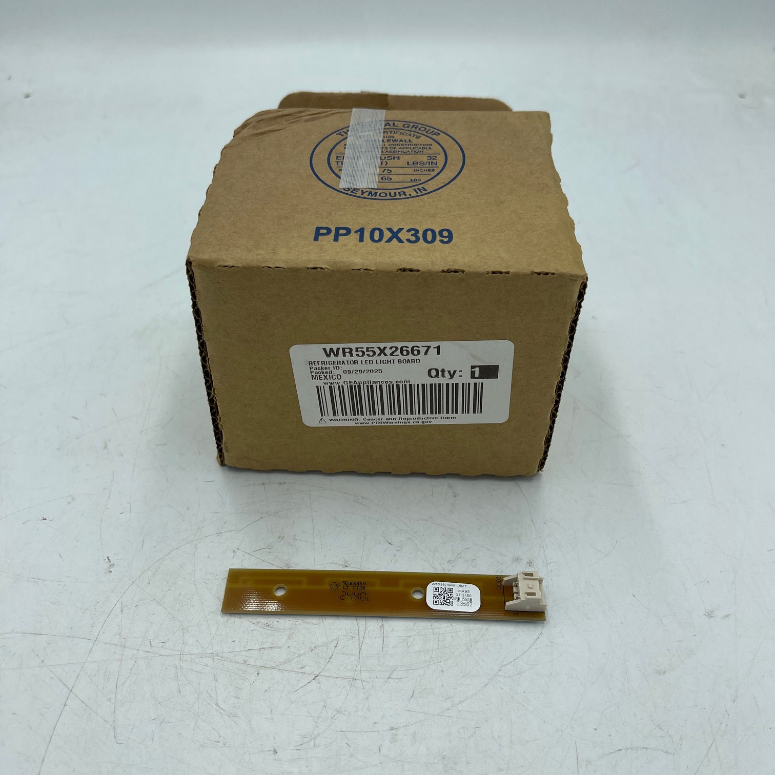 Genuine GE Rifrigerator Light Board Assembly WR55X26671, AP6035586, PS11767930 - Image 2