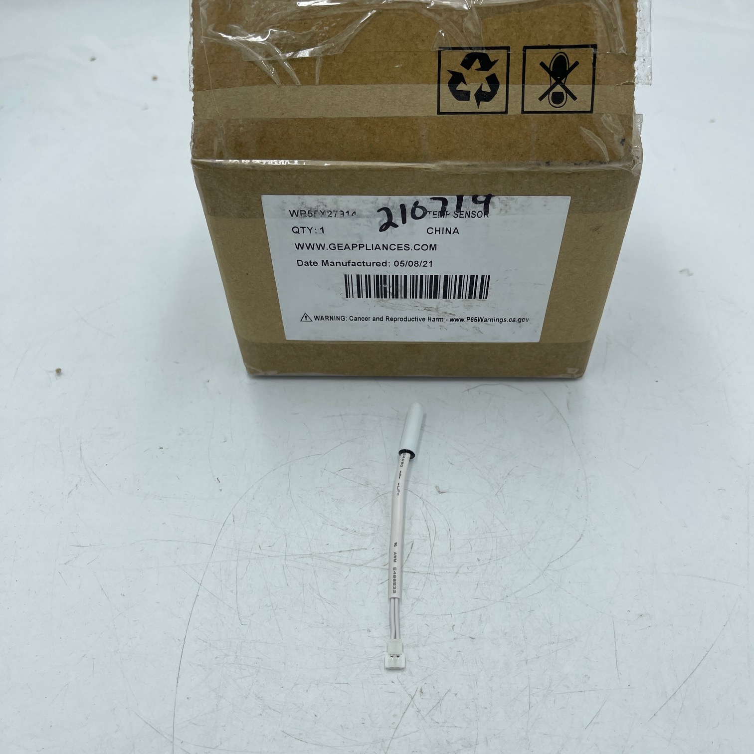 Genuine GE Refrigerator Freezer Temperature Sensor WR55X27914, AP6286520, 4590249, PS12289901 - Image 2