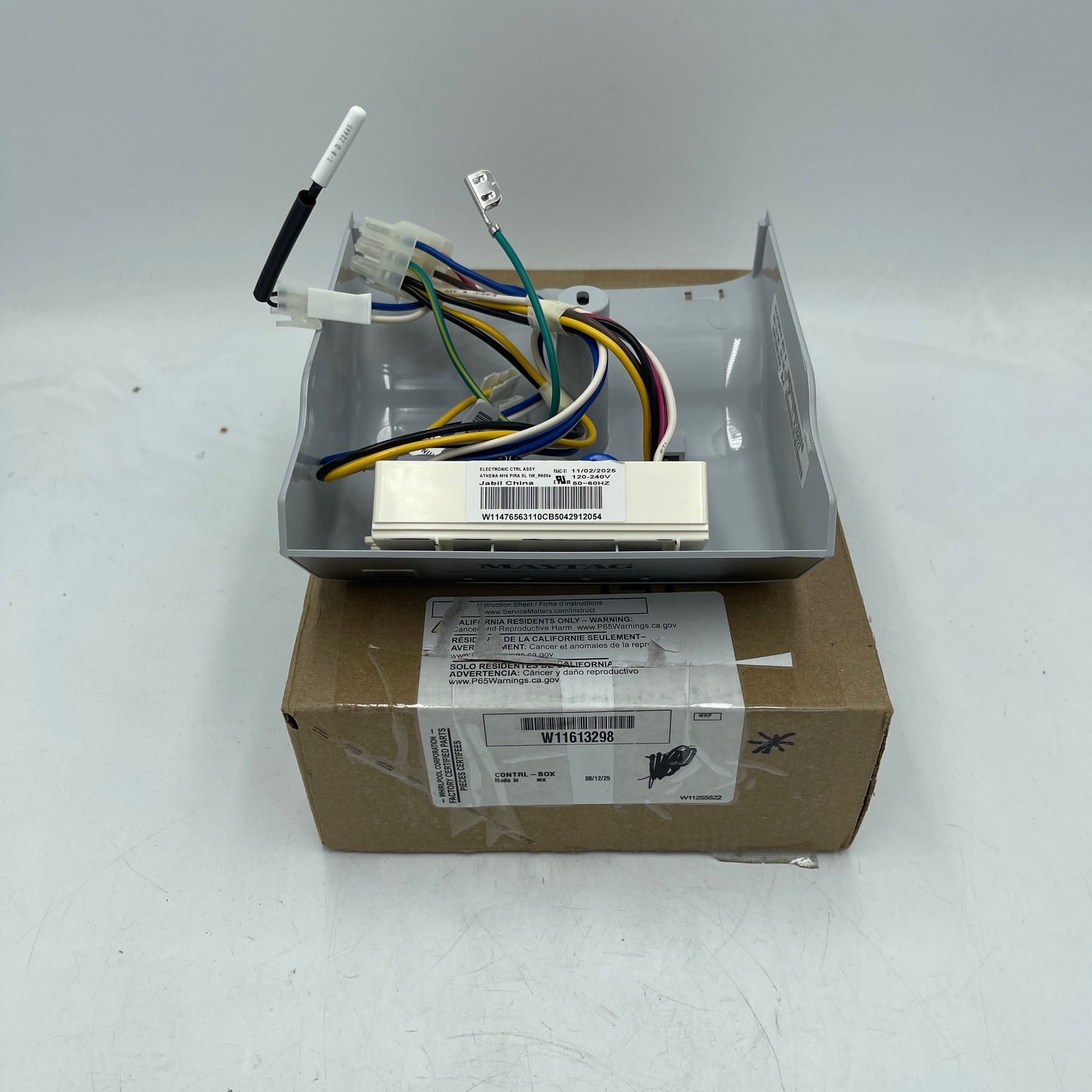 Genuine Maytag Refrigerator Control Box W11613298, AP7195235, W11476574 - Image 2