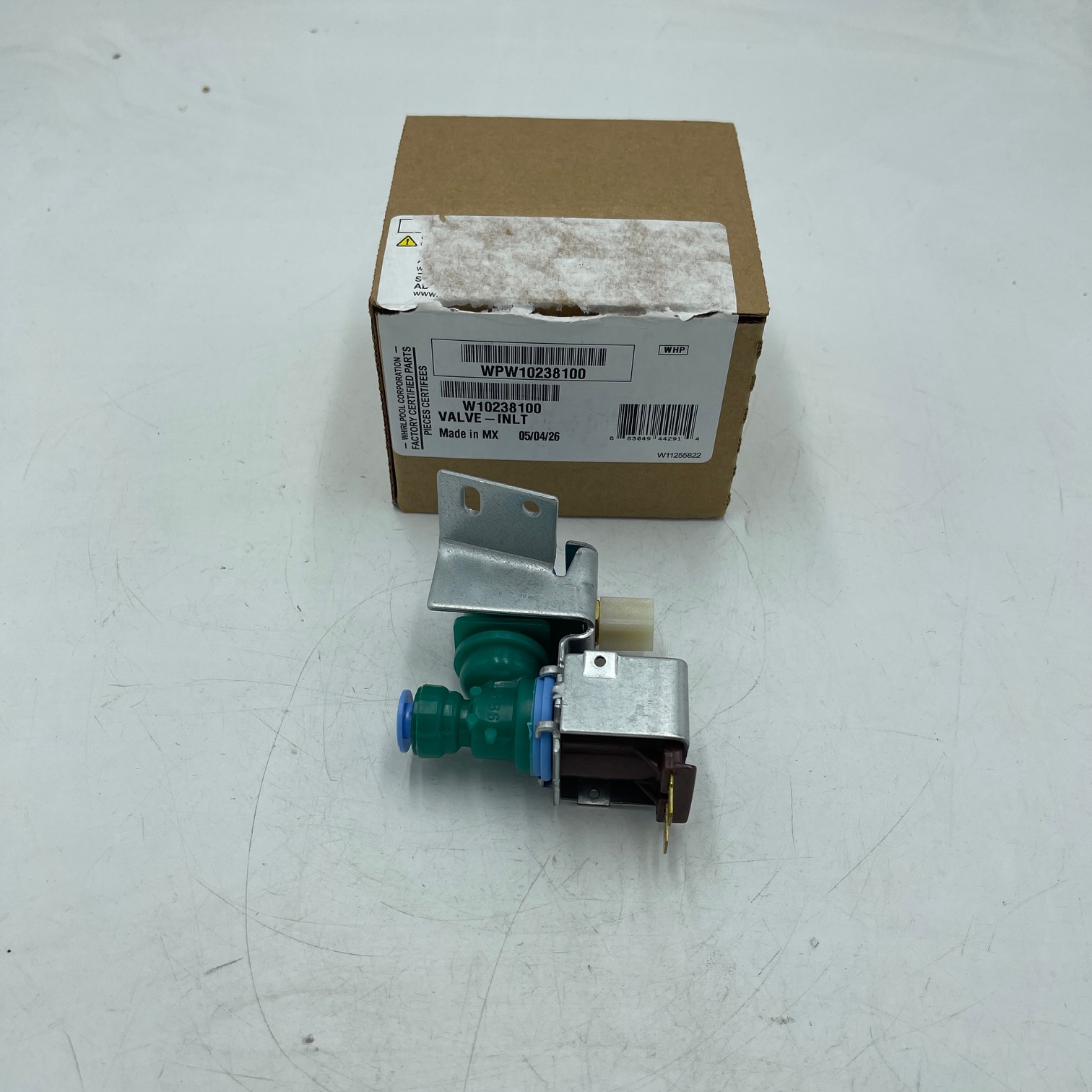 Genuine Whirlpool Refrigerator Water Inlet Valve W10238100, AP6017532, PS11750831 - Image 2