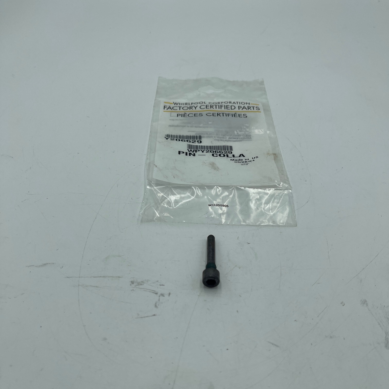 New Genuine Whirlpool Washer Pin-Collar Y206629, AP6024154, PS11757504 - Image 2