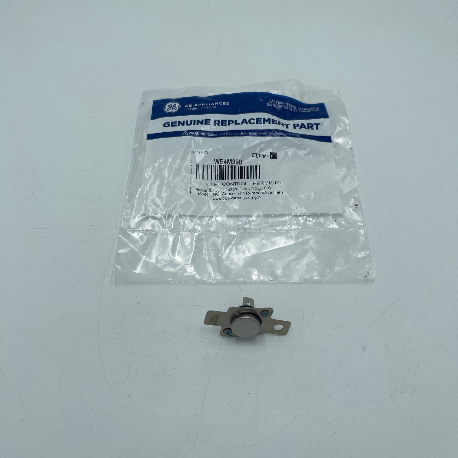 Genuine GE Dryer Inlet Control Thermistor WE4M398, AP4309184, 1475625, AH1766014, EA1766014, PS1766014, WE4M333 - Image 2