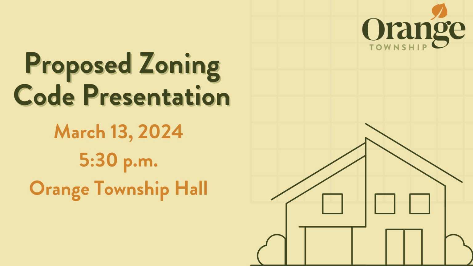 Proposed Zoning Code Presentation Orange Township, OH Official site