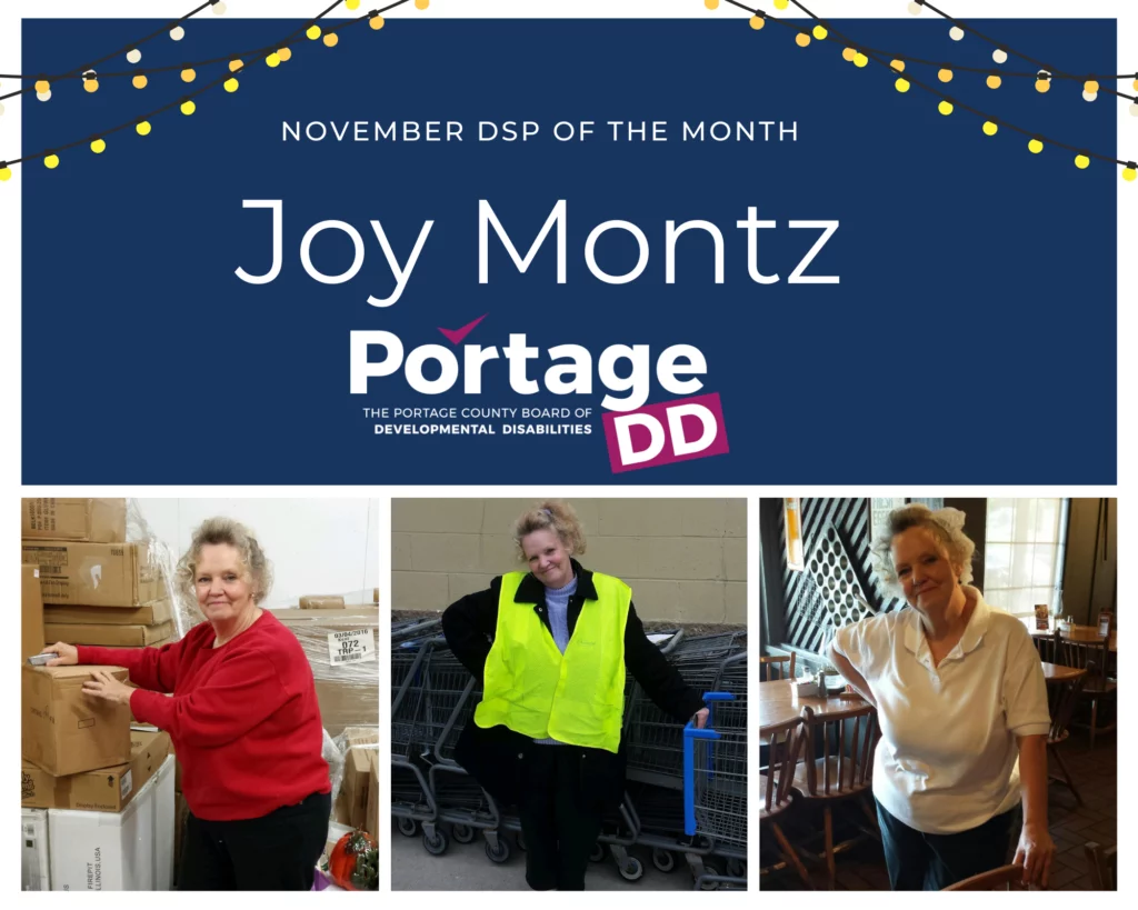 Joy Montz – November DSP Award Recipient