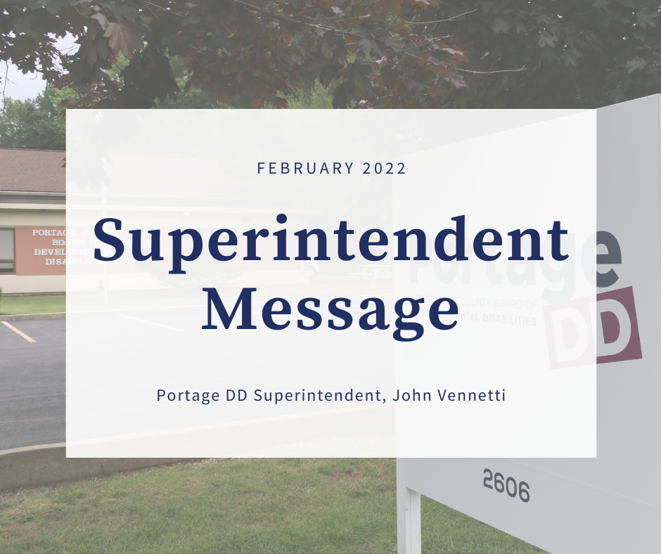 Message From The Superintendent – February 2022